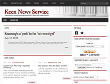 Tablet Screenshot of keennewsservice.com